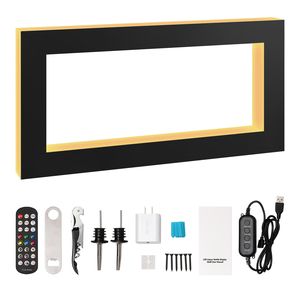 48\" LED Lighted Liquor Bottle <b>Display</b> Bar Shelf RF and App Control <b>Wall</b> & <b>Display</b> Shelves - Product Image 1