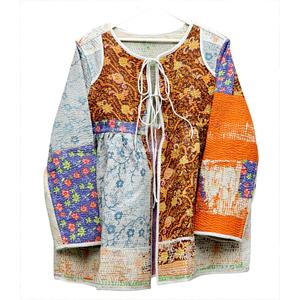 เสื้อผ้าฝ้ายอินเดียขายส่ง แขนยาว คอวี ความยาวระดับเข่า เอวธรรมชาติ เป็นมิตรกับสิ่งแวดล้อม สไตล์ลำลอง โบฮีเมียน ระบายอากาศได้ดี - Product Image 5