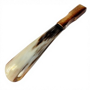 Hand Crafted Natural HORN <b>SHOE</b> Buffalo Horn Shoehorn with Handle Trending Handmade <b>Shoe</b> <b>Accessory</b> Trending premium buffalo horn - Product Image 1