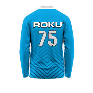 เสื้อโปโลสำหรับผู้ชายและผู้หญิงผ้าเจอร์ซี่พิมพ์ลายซับลิเมชันแบบสีพื้นสำหรับผู้ชายและผู้หญิง - Product Image 2