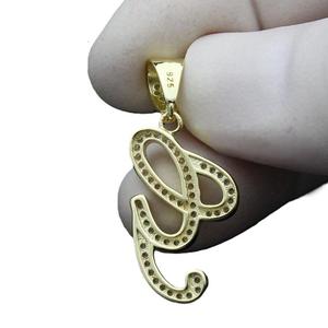 Colgante de Lujo con Letra G, Colgante de Diamante Moissanite sin Cadena, Plata de Ley 925, Regalo de Cumpleaños - Product Image 4