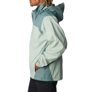 Men's Windbreaker <b>Jacket</b> Casual Winter Wear Stand Collar Zipper Front Solid Color <b>Slim</b> <b>Fit</b> Regular Length Quick Dry Seamless - Product Image 2