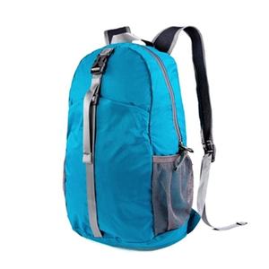 Sac à dos de randonnée imperméable en toile bleu sarcelle, pliable, pour la randonnée en plein air - Product Image 2
