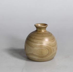 Vase à fleurs en bois 100% naturel, décoration de table, meilleur vase à fleurs en bois pour le salon, décoration de maison - Product Image 4