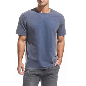 T-shirt de luxe surdimensionné 100 % coton de haute qualité pour homme, t-shirt épais, t-shirt à col contrastant pour homme - Product Image 5