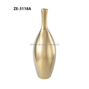 Traditional Function Decor <b>Vase</b> in Iron (<b>Copper</b> Look) for Coastal Heritage Styling Wedding Hotel Setup flower <b>vase</b> Zahid Exports - Product Image 2