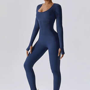 Proveedor de monos deportivos premium con logotipo personalizado, fabricante de monos deportivos de marca privada, mono elástico flexible para mujer - Product Image 2