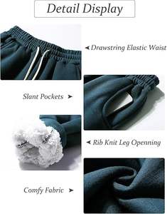 กางเกงวอร์มผู้หญิงคุณภาพสูงสำหรับฤดูหนาว สไตล์ฮิปฮอป ผ้าฟลีซ อุ่นสบาย กันหนาว กันน้ำ กันลม - Product Image 6