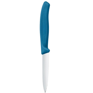 Couteaux à éplucher à manche bleu en acier inoxydable, lames tranchantes, couteaux de cuisine pour éplucher les fruits, les légumes, couper et trancher les aliments - Product Image 2