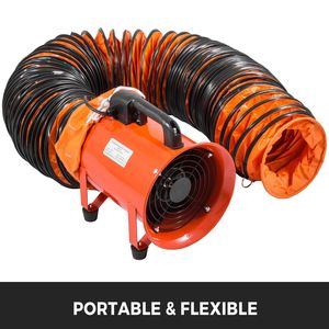 ท่อพีวีซี25ft ยืดหยุ่น HVAC ท่อคอมโพสิตสำหรับ10นิ้วยูทิลิตี้พัดลมระบายไอเสีย - Product Image 3