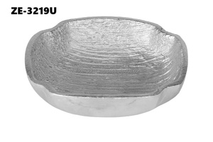 Bol à fruits rond en métal moderne et écologique haut de gamme pour projets de décoration intérieure, fabriqué en Inde par Zahid Exports, sûr et de qualité. - Product Image 3