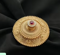 Designer Trendy Beautiful Modern Antique Finish Gold Plated Brass <b>Adjustable</b> <b>Ring</b> for Women Girls Party Wear - Product Image 2