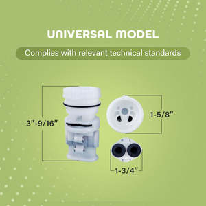 Universal Replacement <b>Shower</b> Valve <b>Control</b> Assembly With Durable Ceramic Disc Technology For Consistent Water Temperature - Product Image 2