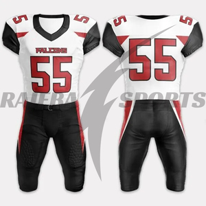Tenues de football américain personnalisées pour équipes – Maillots de football américain sur mesure avec numéros de joueur imprimés par sublimation, respirants, pour les matchs - Product Image 3