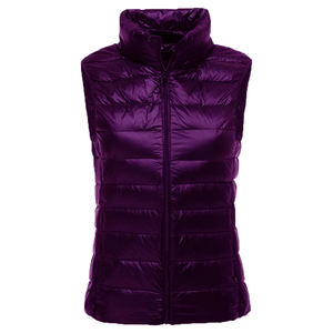 Fashion Winter <b>Black</b> Color Plus Size Plaid Stand Collar Quilted Down Gilet Bubble Puffer Waistcoat <b>men's</b> jackets - Product Image 4