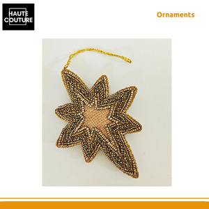 Proveedor de la India de Adornos Festivos Colgantes con Estrellas Bordadas a Mano a un Precio Nominal para Compradores al por Mayor - Product Image 4