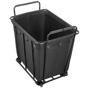 Carrello Multiuso Robusto con Grande Capacità di Carico 260 LBS, Ruote Girevoli, Rivestimento Impermeabile, Carrello per Lavanderia di Grande Capacità - Product Image 2