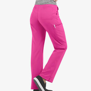 Anti Wrinkle Washable Breathable Quick-drying Knitted Scrub Pants Women Soft Stretchable Fitted Medical Professionals - Product Image 5