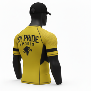 Nouveau Rashguard MMA Unisexe Personnalisé avec Logo, Qualité Premium, Manches Longues, Design Imprimé Personnalisé, Respirant, Séchage Rapide, Sublimation - Product Image 4