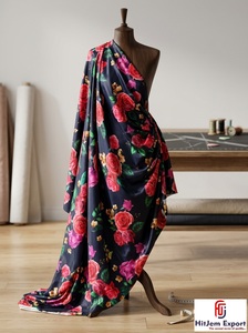 Digital Printed Polyester Fabric Custom Manufacturing Service Lightweight Fabric for Garments Dresses Home Textile Products - Product Image 3