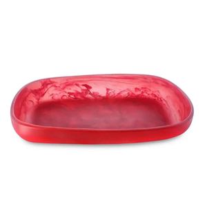 Bol à salade en résine, décoratif, fait main, couleurs vibrantes, élégant, pour servir, pièce de décoration moderne pour la salle à manger, accent de décoration intérieure - Product Image 3