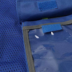 Unisex New Reflective <b>Safety</b> Workwear Vest with Multi-Pockets Zipper Closure Waterproof for <b>Outdoor</b> & Industrial Men's <b>Outdoor</b> - Product Image 3