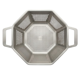 Colador de Acero Inoxidable Plegable con Asas para Lavar Frutas y Verduras - Product Image 4
