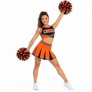 Concevez votre propre uniforme de cheerleading, vêtements d'équipe, uniforme de cheerleading en tissu doux, vêtements d'entraînement - Product Image 2