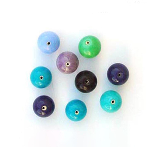 Cuentas de Vidrio Redondas Indias de Primera Calidad, Mezcla de Cuentas de Vidrio con Orificio Pequeño y Diseño Liso para la Fabricación de Joyas, Collares, Pulseras y Manualidades, Precios al por Mayor - Product Image 1
