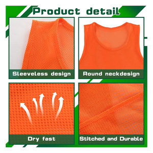 Sports Pinnies Soccer Jerseys Basketball Practice <b>Training</b> Vests for Football Team <b>Training</b> Soccer <b>Bibs</b> Scrimmage Vest - Product Image 4