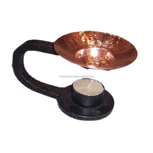 Handmade Powder Coated colored Iron Incense <b>Oil</b> <b>Burner</b> With Copper Bowl Incense Resin <b>Oil</b> <b>burner</b> Room aroma - Product Image 1