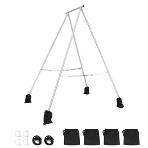 Supporto per Yoga da 9,6 piedi con Struttura Triangolare, Carico Massimo 250 kg, Supporto per Swing Aereo, Stand per Seta, Accessori per Yoga - Product Image 1