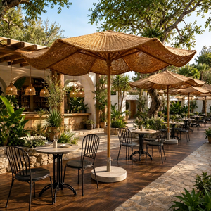 Sombrilla Premium de Fibra de Coco para Hoteles, Resorts, Comedores al Aire Libre y Jardines Eco2go Vietnam - Product Image 1