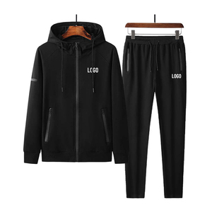 Ensemble de survêtement d'été personnalisé pour hommes : survêtement de sport, fitness et entraînement, deux pièces (pull et pantalon) - Product Image 3