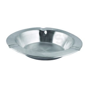 Cenicero Redondo de Acero Inoxidable, Nuevo - Product Image 1