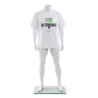 MEGAMAPLE IMA-STS-002 Kaos Pria Model Baru Laris Manis dengan Cetakan Huruf, Desain Personal, Lengan Pendek, Kerah O, Cepat Kering, Anti-Pilling