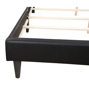 Cama Tapizada Elegante Glory Furniture Deb G1119 FB con Base Integrada, Color NEGRO - Product Image 2