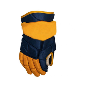 Nouveaux Gants de Hockey sur Glace 2026 à Doigts Entiers avec Fermeture Auto-agrippante Noir Jaune Polyester Unisexe pour le Sport - Product Image 3