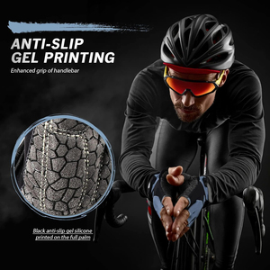 Guantes de Ciclismo de Verano Hechos a Medida, Unisex, Medios Dedos, Antideslizantes, para Ciclismo de Carretera, Levantamiento de Pesas y Entrenamientos en el Gimnasio - Product Image 5