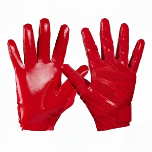 Gants de football américain pour jeunes et adultes, design personnalisé, respirants, adhérence collante, durables, légers, pour receveurs. - Product Image 1