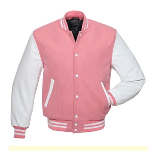 Chaqueta Varsity de Invierno Personalizada al por Mayor para Hombre, de Alta Calidad, con Mangas de Cuero y Bordado - Product Image 6