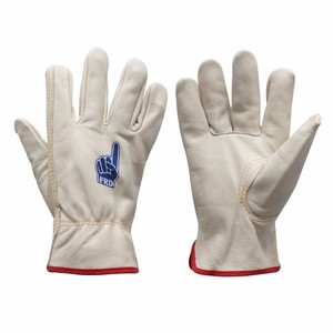 Gants de soudure en cuir personnalisés, résistants à la chaleur et aux flammes, avec étui de rangement à fermeture ouverte - Product Image 2