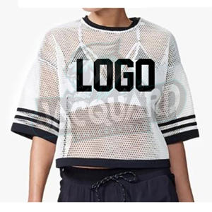 T-shirt en maille graphique imprimé sur mesure pour hommes, vêtements de sport décontractés, fournisseur OEM de marques privées - Product Image 2