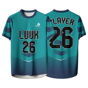 Camiseta de Fútbol Personalizada con Impresión, Uniforme de Equipo, Sublimación, Secado Rápido, Transpirable, Ropa Deportiva de Entrenamiento con Logotipo - Product Image 1