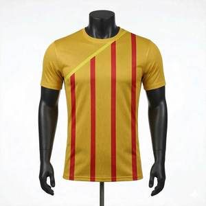 เสื้อยืดแขนสั้นผู้ชายใหม่ ผ้าฝ้าย 100% แห้งเร็ว ปรับแต่งขนาดและสีได้ ลายเรียบ ผลิตในปากีสถาน - Product Image 1