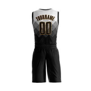Maillots et shorts de basket-ball réversibles pour hommes personnalisés, nouveau design avec impression par sublimation, uniforme de basket-ball, service OEM - Product Image 2