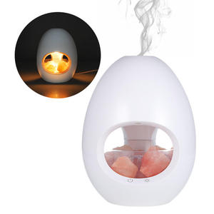 NUEVO 2026 Elegante Difusor de Luz con Lámpara de Sal de Cristal del Himalaya, de Bambú y Madera, para Aromaterapia con Aceites Esenciales, para Hogar y Hotel - Product Image 2