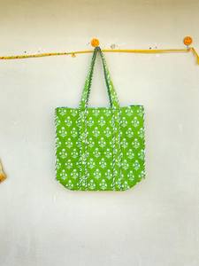 Bolso Tote Acolchado de Patchwork al por Mayor – Bolso de Hombro de Algodón de Gran Capacidad para Mujer - Product Image 5