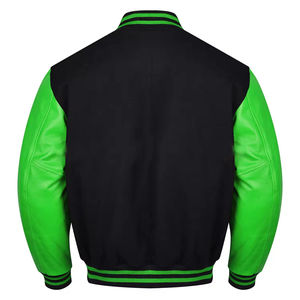 Veste coupe-vent en laine pour sports de plein air, style universitaire, pour l'hiver, veste de baseball, veste de varsity, veste pour garçons, brodée - Product Image 4