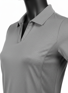 เสื้อโปโลผู้หญิงคุณภาพสูงรุ่นใหม่มาแรง ผ้าฝ้าย 100% เป็นมิตรกับสิ่งแวดล้อม ระบายอากาศได้ดี เสื้อกอล์ฟ ผ้าหนัก 220 กรัม - Product Image 4